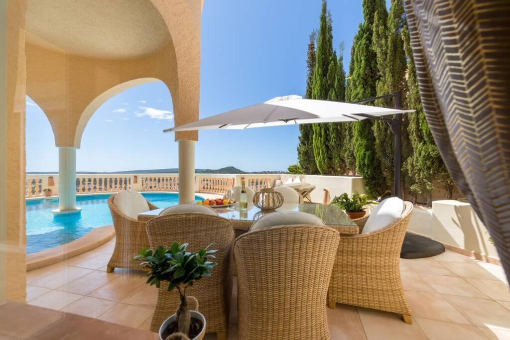 Meerblick Villa "Buena Vista" In Santa Ponsa, Mallorca エクステリア 写真